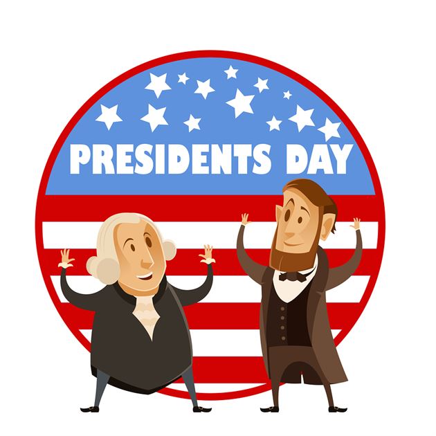Vector image of the Presidents day banner